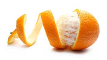 Modified Citrus Pectin for Cancer? -- close up of an orange and orange peel