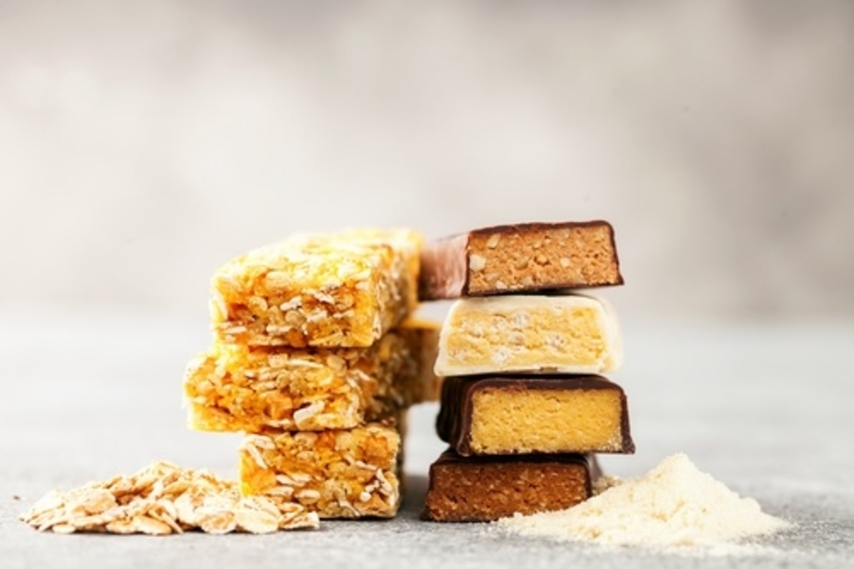 Granola Bars Stacked On Top of One Another