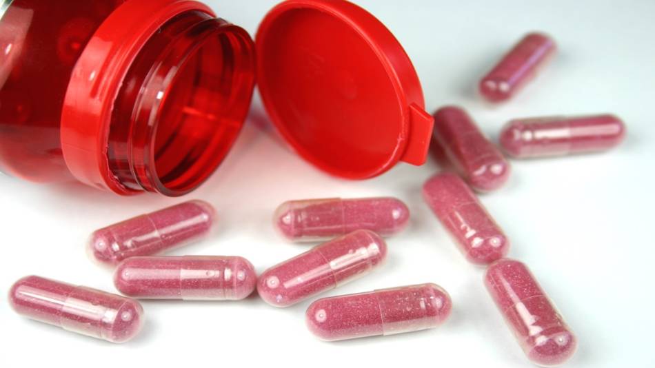 Cranberry Supplements for Men? -- Bottle of cranberry capsules