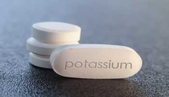White Potassium Chloride Pill
