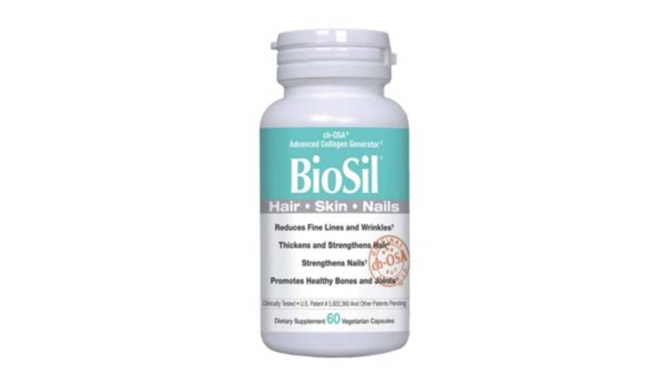 Does BioSil Strengthen Hair, Skin and Nails? -- Bottle of BioSil 