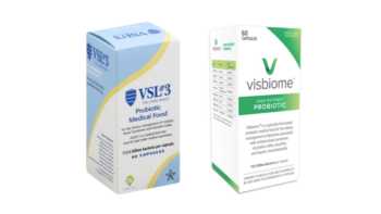 VSL #3 vs. Visbiome -- box of VSL#3 and Visbiome