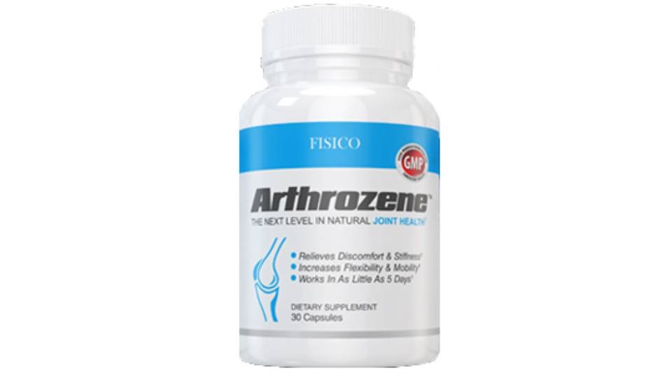 Container of Arthrozene supplements