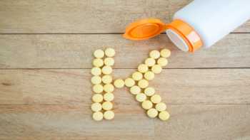 Vitamin K: MK-4 vs MK-7 -- vitamin K tablets in the shape of the letter 'K'