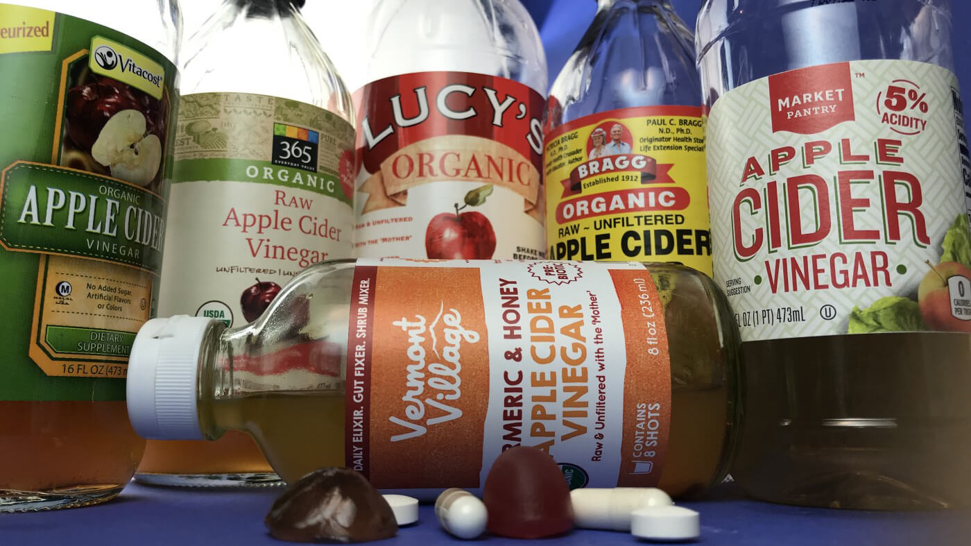 Best Apple Cider Vinegar? Quality of Bottled Apple Cider Vinegars and Supplements Varies, According to ConsumerLab