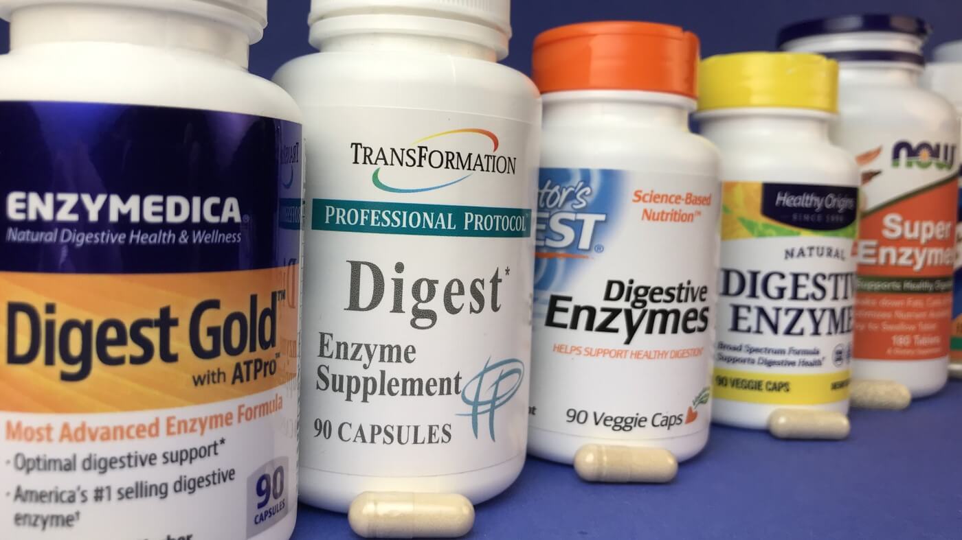 Digestive enzyme pills