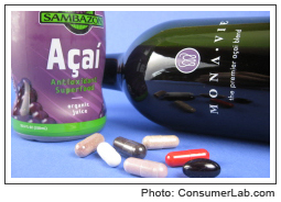 Acai berry supplements and beverages reviewed by ConsumerLab.com Acai berry supplements and beverages reviewed by ConsumerLab.com