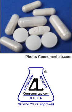 DHEA Supplements Tested by ConsumerLab.com DHEA Supplements Tested by ConsumerLab.com