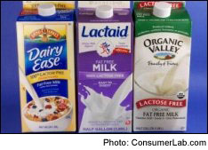 Lactose-Free Milks Reviewed by ConsumerLab.com Lactose-Free Milks Reviewed by ConsumerLab.com